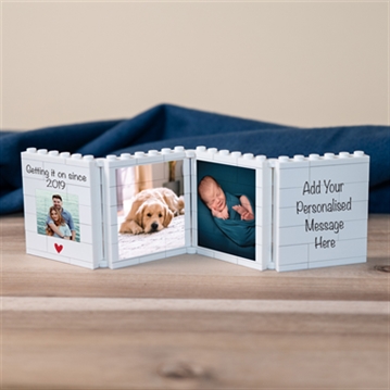 Personalised Fold-Out "Getting it On Ever Since" LEGO Brick Photo Albums