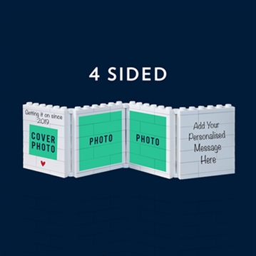 Personalised Fold-Out "Getting it On Ever Since" LEGO Brick Photo Albums