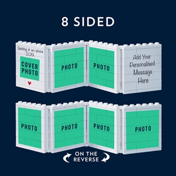 Personalised Fold-Out "Getting it On Ever Since" LEGO Brick Photo Albums