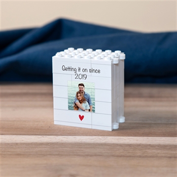 Personalised Fold-Out "Getting it On Ever Since" LEGO Brick Photo Albums