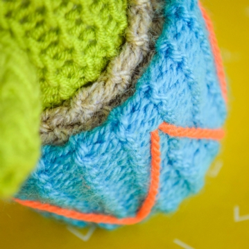 Hand Knitted Cactus Holding Beer