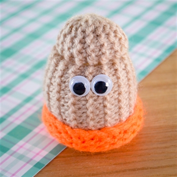 Handmade Knitted Boiled Egg