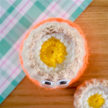Handmade Knitted Boiled Egg