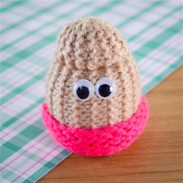Handmade Knitted Boiled Egg
