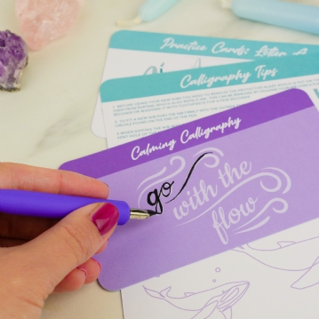 Calming Calligraphy Card Pack