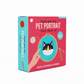 Cat Punch Needle Kit