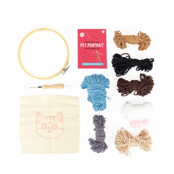 Cat Punch Needle Kit