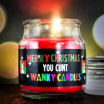 Merry Christmas You Cunt - Wanky Candle