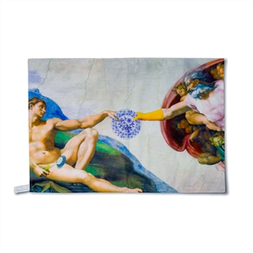 The Creation of Bubbles Tea Towel