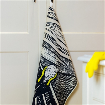 The After Dinner Scream Tea Towel