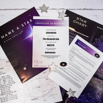 Personalised Name A Star Gift Box 