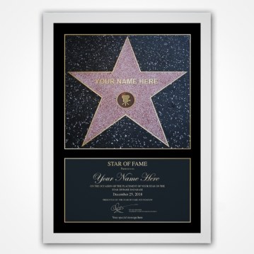 Personalised Star of Fame