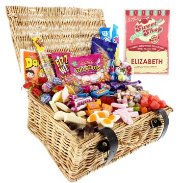 Personalised Retro Sweets Hamper