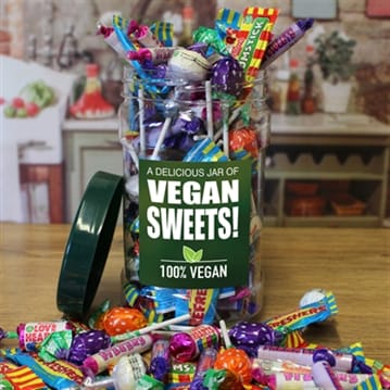 Vegan Personalised Sweet Jar
