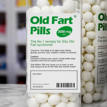 Personalised Mint Pill Jars