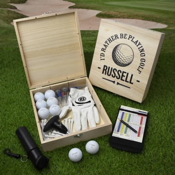 Personalised Golfers Storage Box