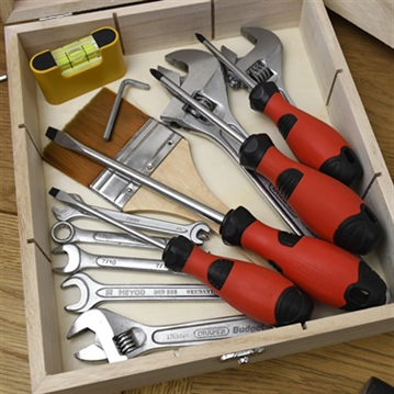 Personalised wooden tool box clearance