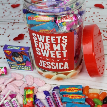 Personalised Sweets For My Sweet' Jar