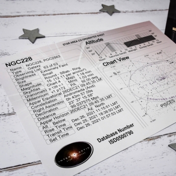 Budget Personalised Name a Star Gift Set