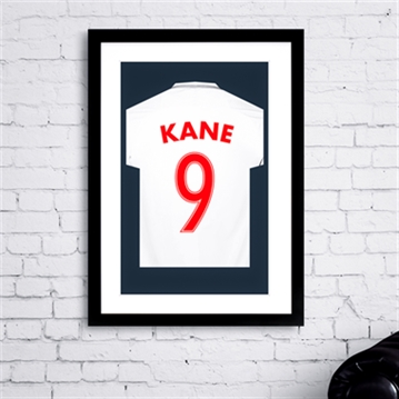 Personalised England Football Shirt Print 