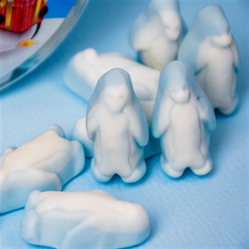 Personalised Christmas Penguin Jelly Sweet Jar