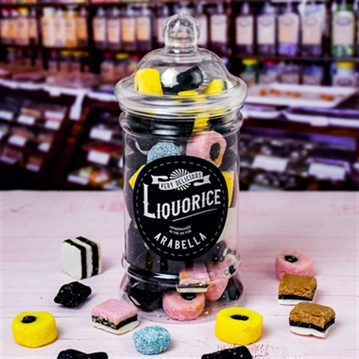 Personalised Liquorice All Sorts Retro Sweet Jar