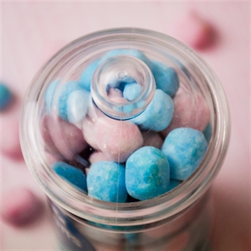 Personalised Bubblegum Bon Bon Retro Sweet Jar