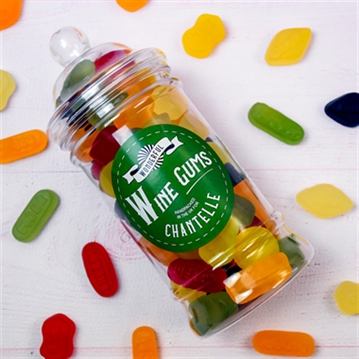 Personalised Wine Gums Retro Sweet Jar