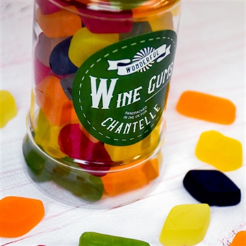 Personalised Wine Gums Retro Sweet Jar