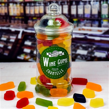 Personalised Wine Gums Retro Sweet Jar