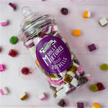 Personalised Dolly Mixtures Retro Sweet Jar