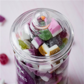 Personalised Dolly Mixtures Retro Sweet Jar
