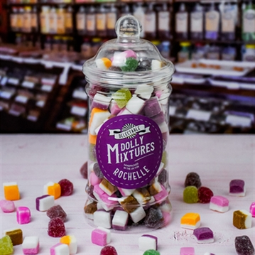 Personalised Dolly Mixtures Retro Sweet Jar