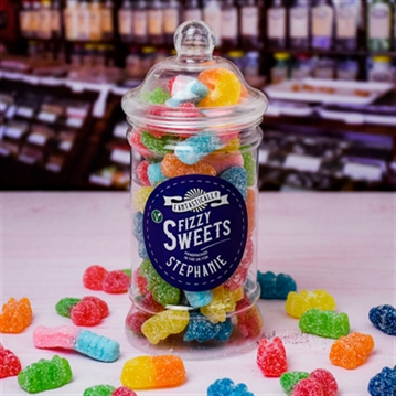 Personalised Retro Fizzy Sweet Jar