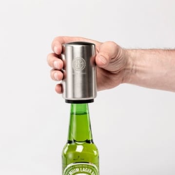Stainless Steel Zap Cap Bottle Opener