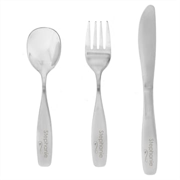 Personalised Children's Cutlery Set
