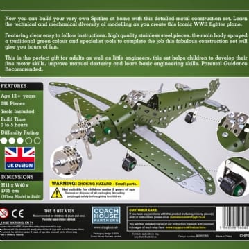 Spitfire Model Metal Construction Set