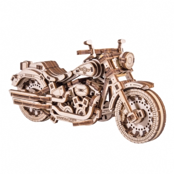 Wooden City Cruiser V-Twin Model Construction Kit