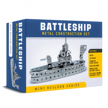 Battleship Mini Builder Metal Construction Set