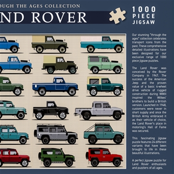 1000 Piece Land Rover Jigsaw Puzzle