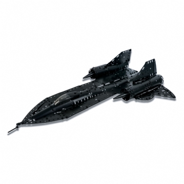 Blackbird Mach 3 Spy Plane Metal Construction Set