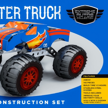 Monster Truck Metal Construction Set