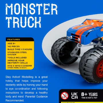 Monster Truck Metal Construction Set