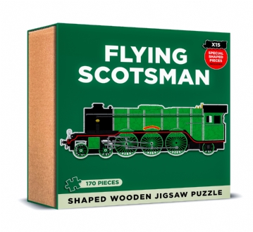 Flying Scotsman Shaped Wooden Jigsaw Puzzle