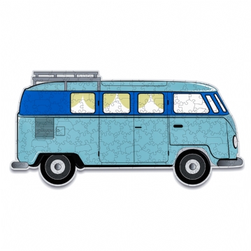 Campervan Shaped Wooden Jigsaw Puzzle