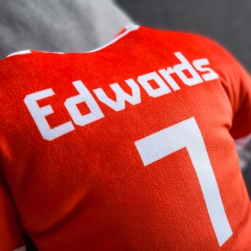 Personalised Football Shirt Shaped Cushions