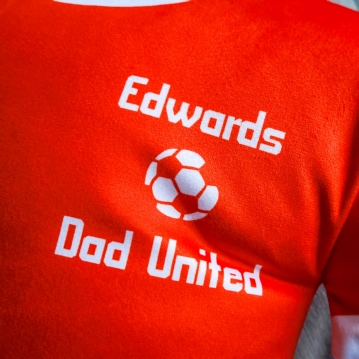 Personalised Football Shirt Shaped Cushions