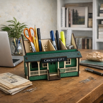 Cricket Clubhouse Self-Assembly Desk Tidy