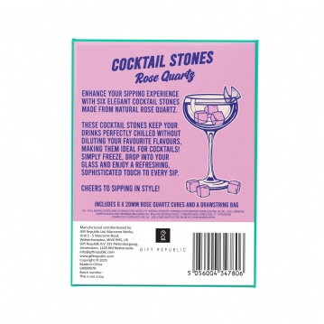 Cocktail Stones - Rose Quartz