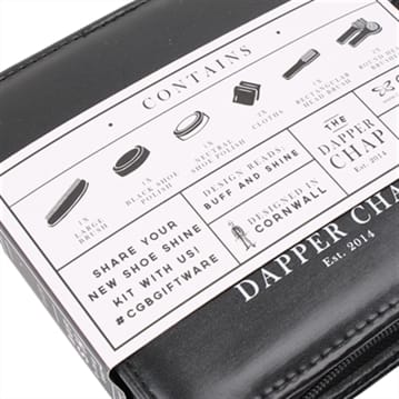 Dapper chap on sale shoe shine kit
